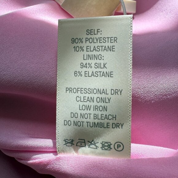 LAPOINTE Matte Crepe Broad Shoulder Blazer Jacket Womens 6 Blossom Pink Chic NWT - Picture 16 of 16